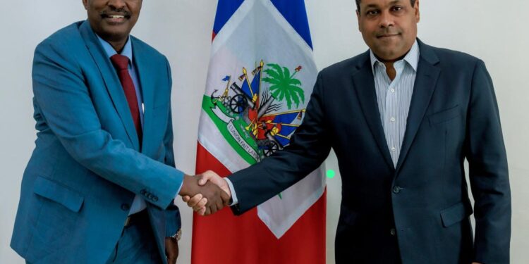 Kenya And Haiti Strengthen Partnership As Gabow Holds Key Talks With TPC President Saint-Cyr In Port-Au-Prince