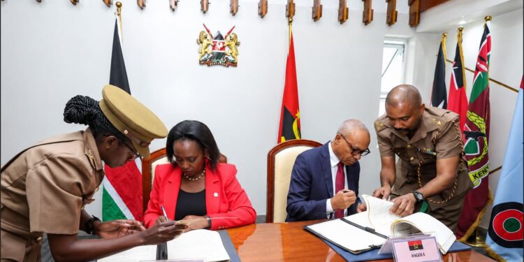 Kenya And Angola Sign A Defense Cooperation Agreement To Strengthen Regional Security
