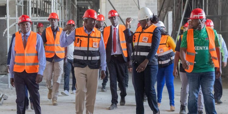 President William Ruto Inspects Sh42 Billion Bomas Convention Complex, the Landmark Targets KSh1 Trillion in Tourism Revenue by 2028