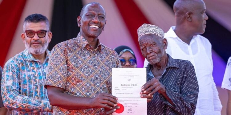 President William Ruto Begins Coast Development Tour With 200,000 Title Deeds, Lamu Refinery Groundbreaking
